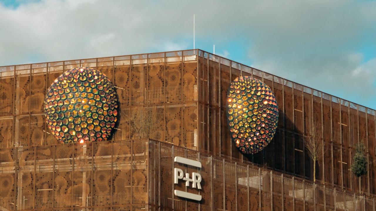 Kunstwerk parkeergarage