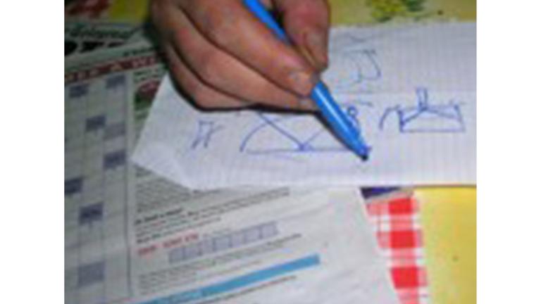 schetsen voor de ark