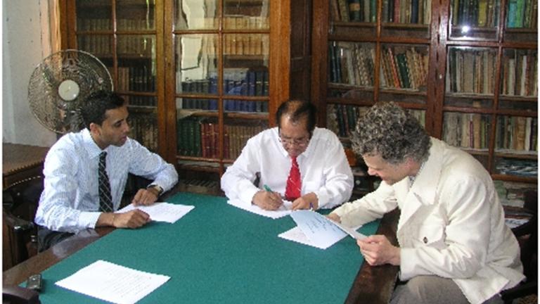 ondertekening van het convernant