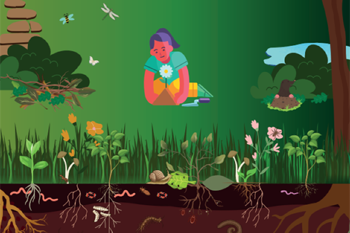 Afbeelding bodem bewoner liggend