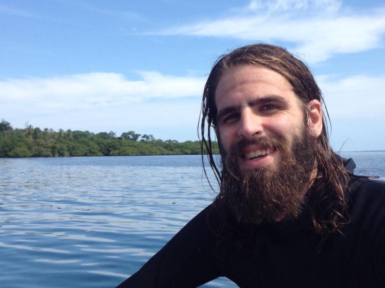 Mike Hynes in the Field in Bocas del Toro