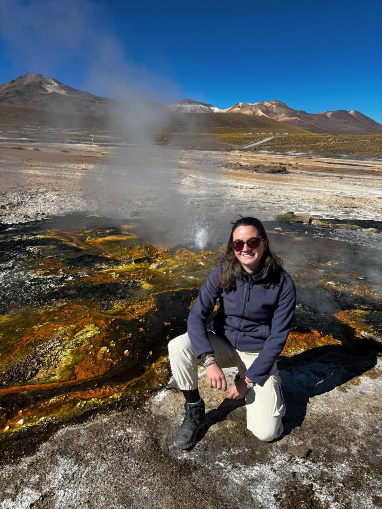 Foto van Laurane Fogret in het veld