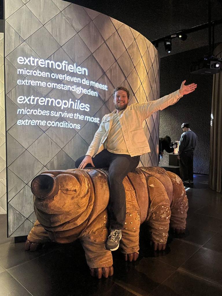 Profile photo of Roman Trokhymchuk riding a tardigrade